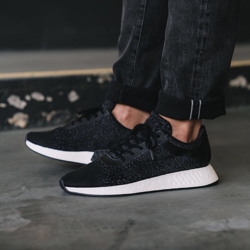 Wings Horns x adidas NMD R2 Wool Black CP9550 Grailify